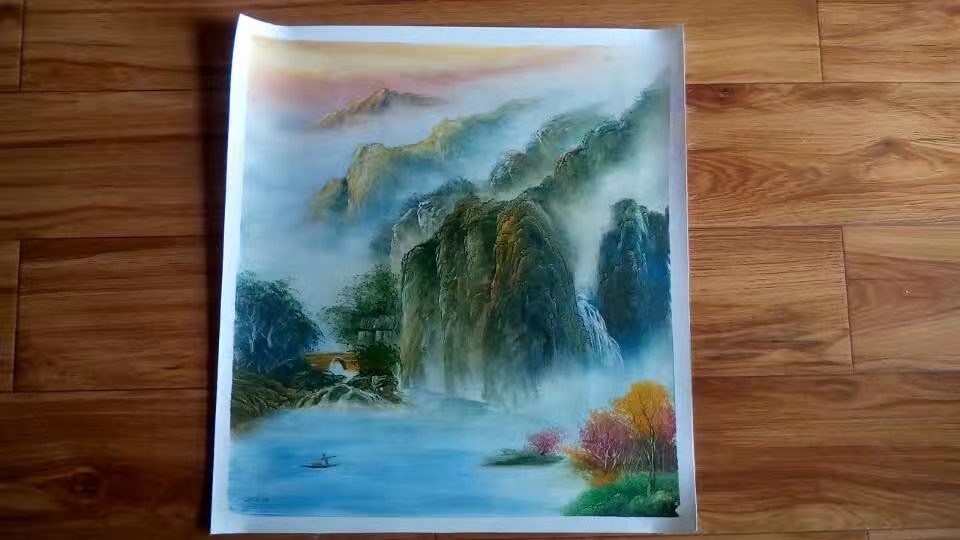 Studio Works Display original oil painting by Shufeng Studio