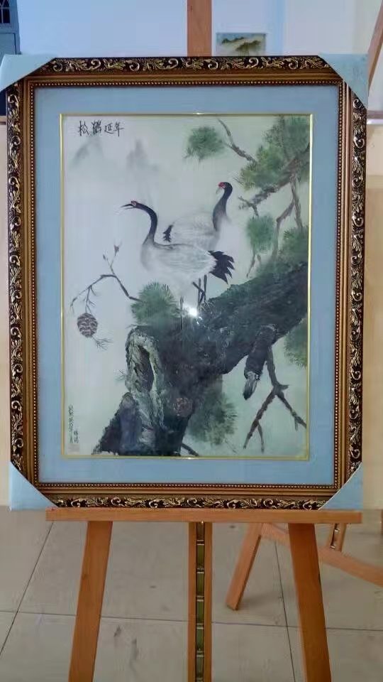 Cloud Sea and Mountain River original oil painting by Shufeng Studio