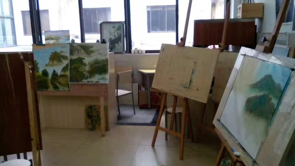 Shufeng artist team and studio paintings in Mianyang Sichuan
